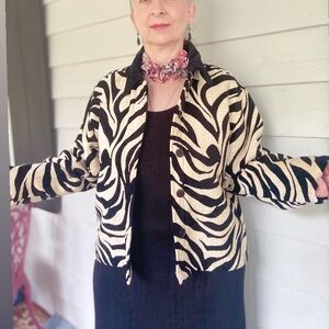 Zebra Print Women's Jacket